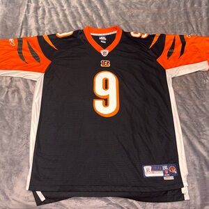 NFL Authentic Black and orange Reebok Bengals Palmer jersey #NFL #Bengals
